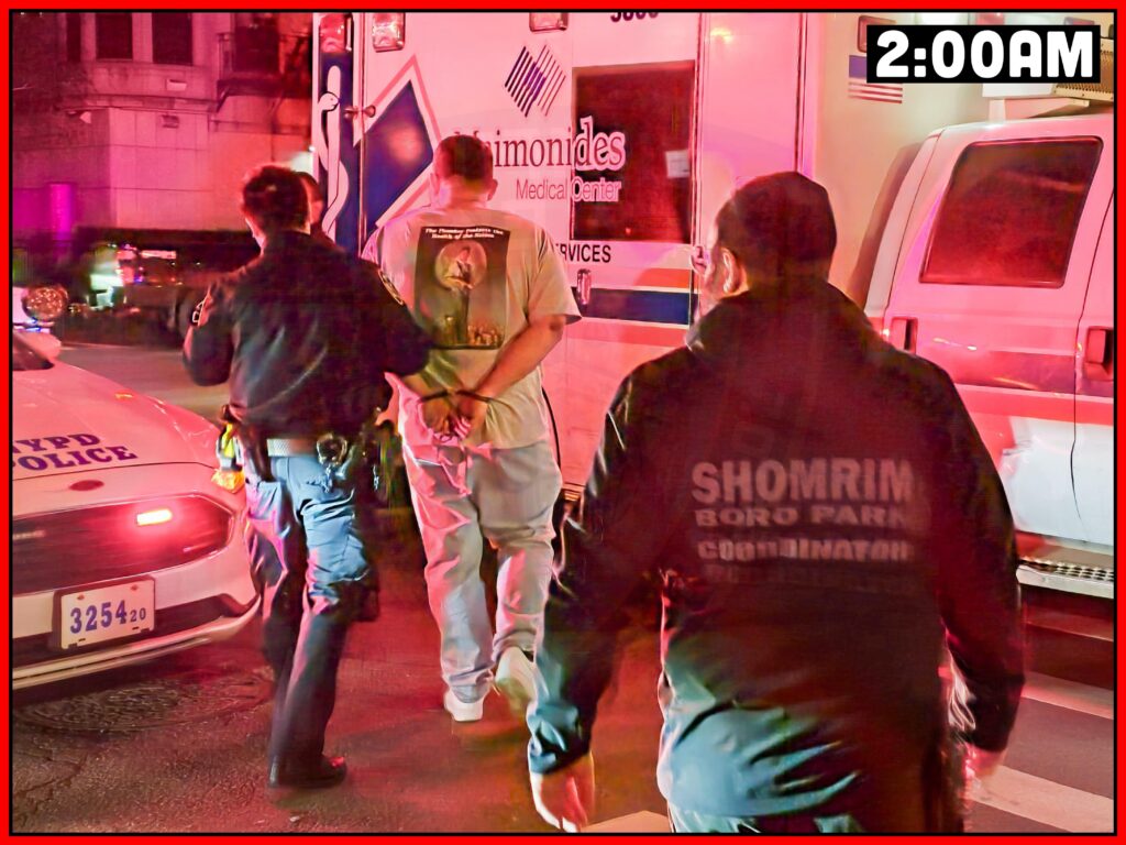 NYPD with the Help of Shomrim Arrested a Suspect for Assault - BP Shomrim