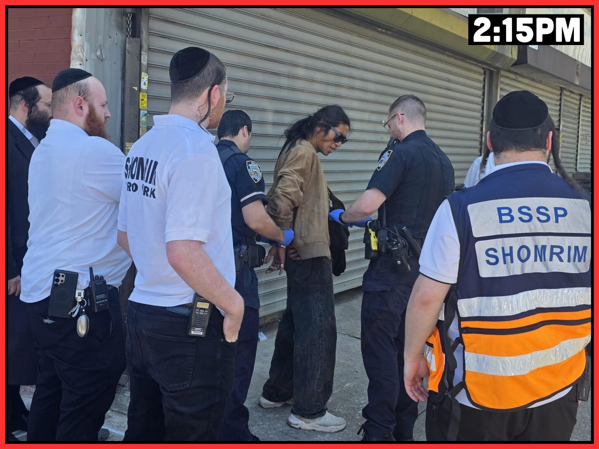 NYPD With the Help of Shomrim Arrest Suspect After Shoplifting From ...