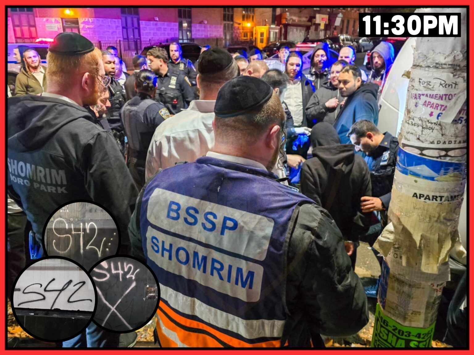 Two Suspects Arrested After Spraying Graffiti - BP Shomrim